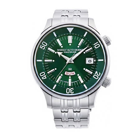 Orient東方 東方男士綠色錶盤手錶 RA-AA0D03E1HB