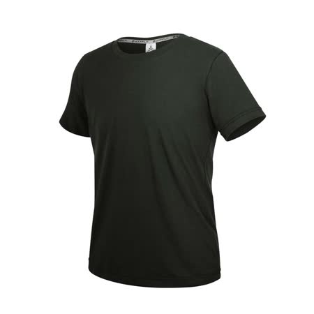 (男) HODARLA ZERO DRY機能排汗棉短袖T恤-台灣製 抗UV 反光 上衣 慢跑 黑