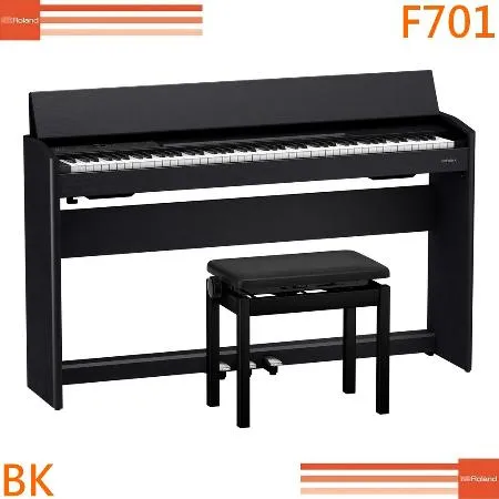 ROLAND樂蘭 掀蓋式數位鋼琴 F701 黑色款 / 公司貨保固