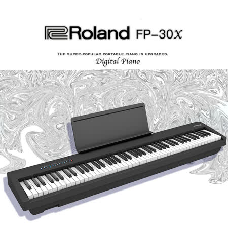 Roland FP-30X 數位鋼琴/單琴/公司貨保固/黑色