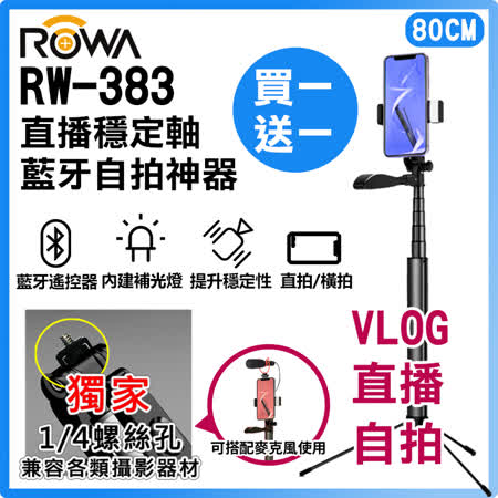 ROWA 樂華 RW-383 
直播藍牙穩定軸
