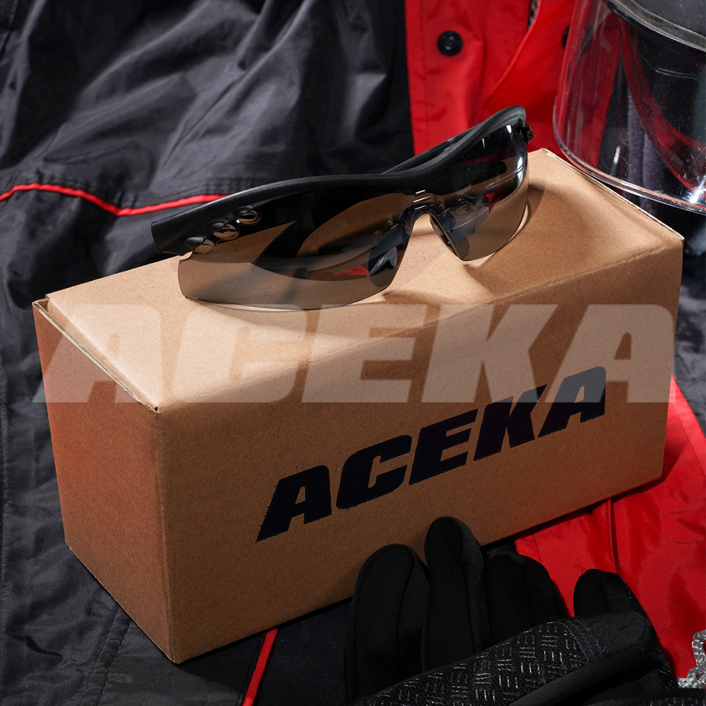 【ACEKA】運動太陽眼鏡/質感黑框電鍍水銀鏡片款/護目鏡/安全眼鏡/防護眼鏡/墨鏡