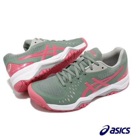 Asics 網球鞋 Gel Challenger 12 女鞋 亞瑟士 緩衝 穩定 包覆 運動 灰 粉 1042A041021 1042A041021