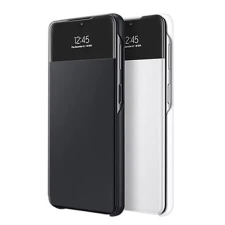 Samsung A32 5G 原廠透視感應皮套 黑色/白色 台灣公司貨 原廠盒裝