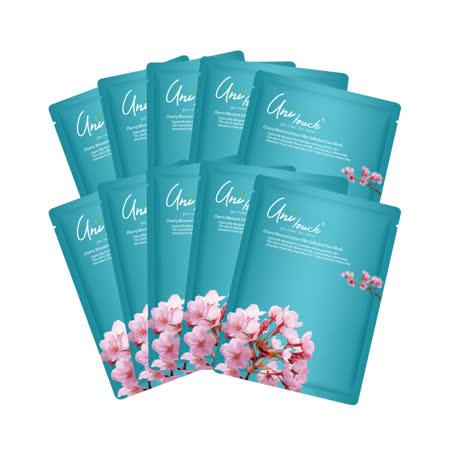 Unitouch優莉緹 櫻花精華保濕生物纖維面膜 ×10
