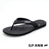 【G.P 男款極簡風海灘人字拖鞋】G1578M-黑色(SIZE:40-45 共三色) 45