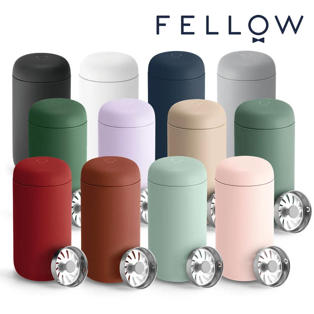 【FELLOW】CARTER MOVE MUG 卡特隨行真空陶瓷咖啡保溫杯 瘦版車用 355ml／12oz（多色可選）