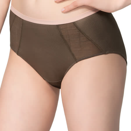 【思薇爾】超洞感系列M-3XL中腰三角內褲(海藻綠)