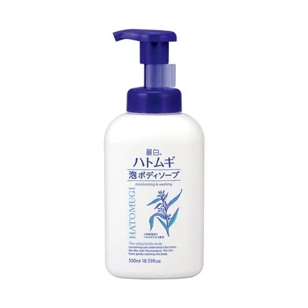 日本【 熊野油脂】 麗白 薏仁沐浴乳550ml