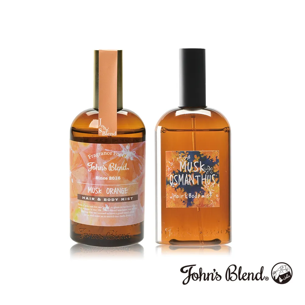 日本John's Blend 髮膚兩用保濕香氛噴霧 105ml/110ml(任選)