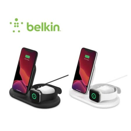 Belkin 三用無線充電座- iPhone、Apple Watch、AirPods