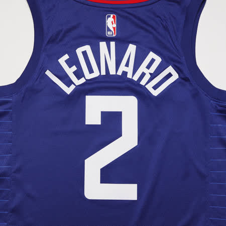 Nike 球衣 Kawhi Leonard NBA球星 男款 洛杉磯快艇 雷納德 可愛 2號 吸濕排汗 藍 紅 CW3668402 CW3668-402