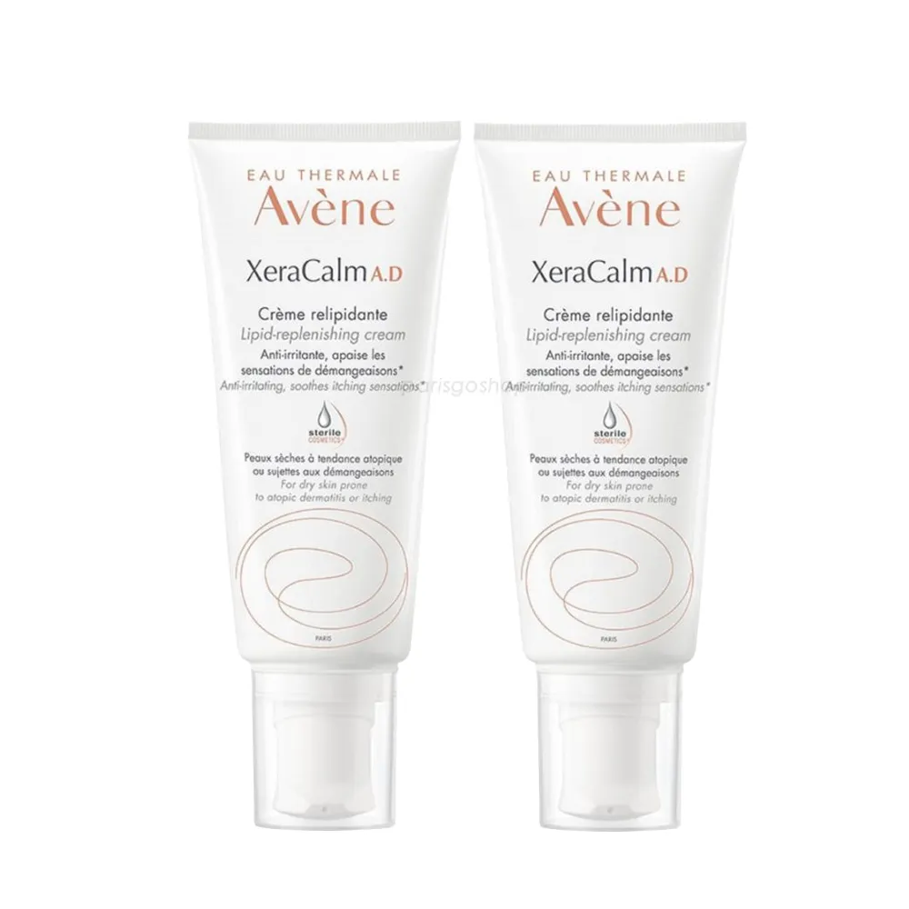 雅漾Avene 舒緩乾癢霜200ml (清爽型)/兩入超值組