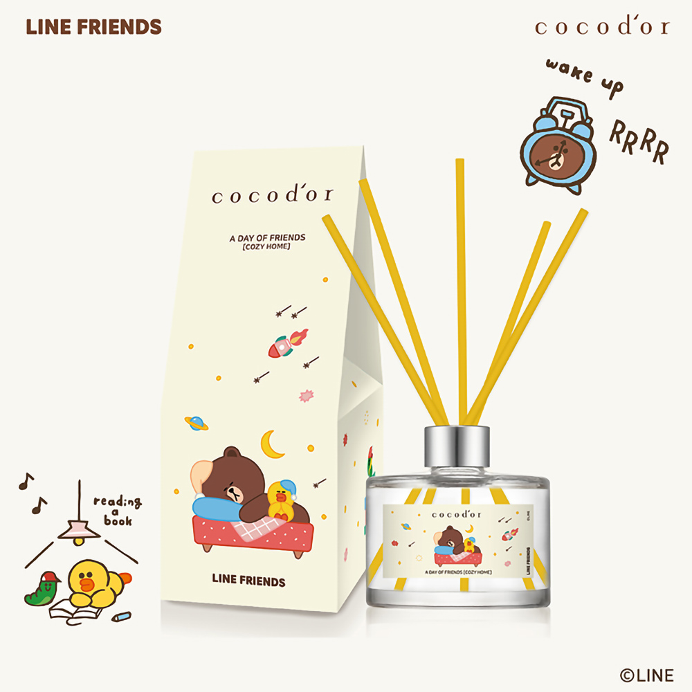 cocodor LINE FRIENDS系列擴香瓶200ml-夢境漫遊【官方直營】