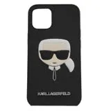 KARL LAGERFELD Iphone12 mini (5.4吋) 立體公仔手機殼.黑