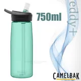 【CAMELBAK】eddy+ 多水吸管水瓶RENEW 750ml.運動水壺.休閒壼/CB2465302075 海藍綠