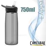 【CAMELBAK】eddy+ 多水吸管水瓶RENEW 750ml.運動水壺.休閒壼/CB2465001075 炭黑