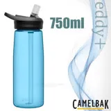 【CAMELBAK】eddy+ 多水吸管水瓶RENEW 750ml.運動水壺.專利咬嘴/CB2465402075 透藍