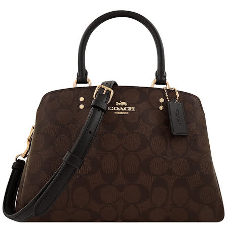 COACH 
PVC手提/斜背兩用包