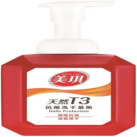 【APP限定】【美琪】抗菌天然泡沬洗手乳 500ML-T3 / 6入