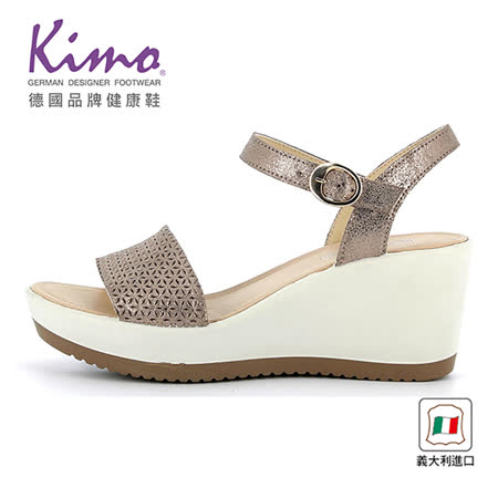 Kimo
 圖騰簍空楔型涼鞋