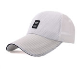 【PS Mall】大帽沿戶外運動鴨舌帽網帽子遮陽帽2入【G1007】 B白色