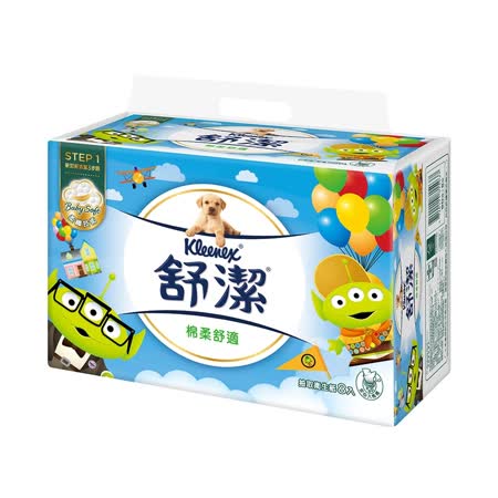 舒潔 迪士尼三眼怪棉柔
舒適抽取衛生紙90抽X32包