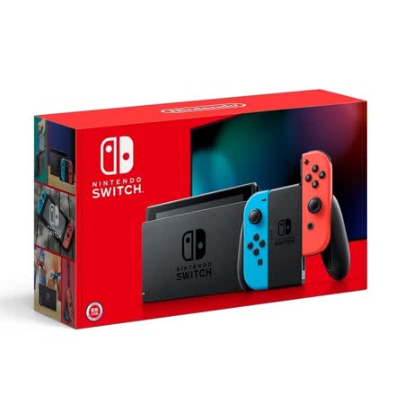 Nintendo Switch 電力加強版 電光藍&電光紅
