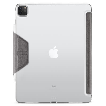 JTL / JTLEGEND iPad Pro 2021 Amos 12.9吋 相機快取多角度折疊布紋皮套(磁扣版-無筆槽)