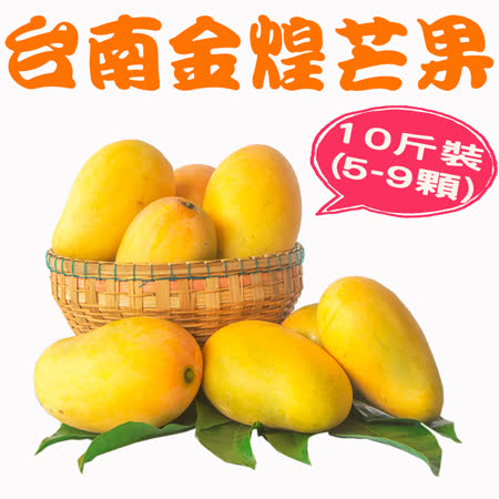 台南
金煌芒果10斤(5-9顆)