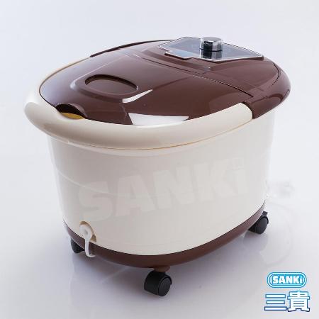 日本SANKi 好福氣加熱SPA足浴機(典雅咖)