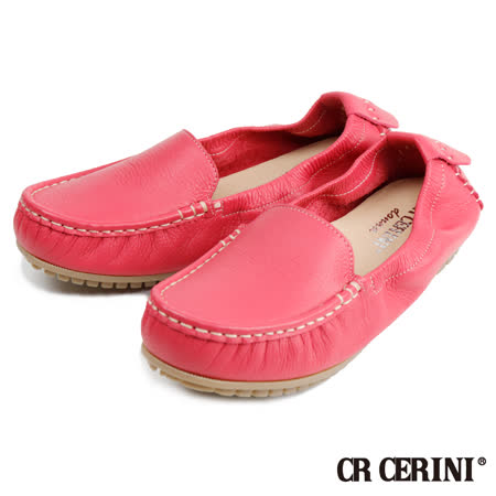 【CR CERINI】真皮果凍膠底休閒包鞋 粉紅色(C0418W-PIN)