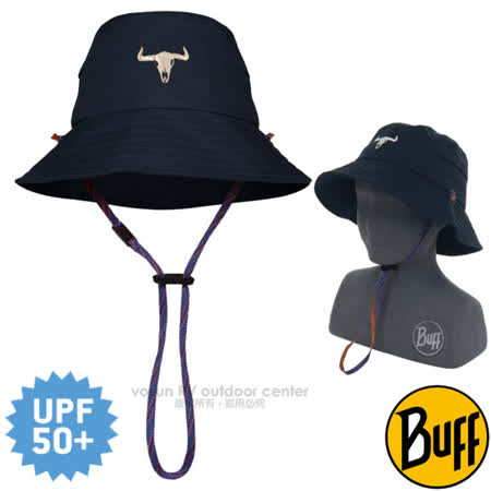 【西班牙 BUFF】高防曬 Booney Hat 抗UV兒童圓盤帽(輕量快乾.可折疊收納.UPF 50+)中盤帽/BF125368 無月夜空