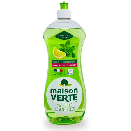 【箱購6入】法國綠墅Maison Verte洗碗精薄荷檸檬750ml