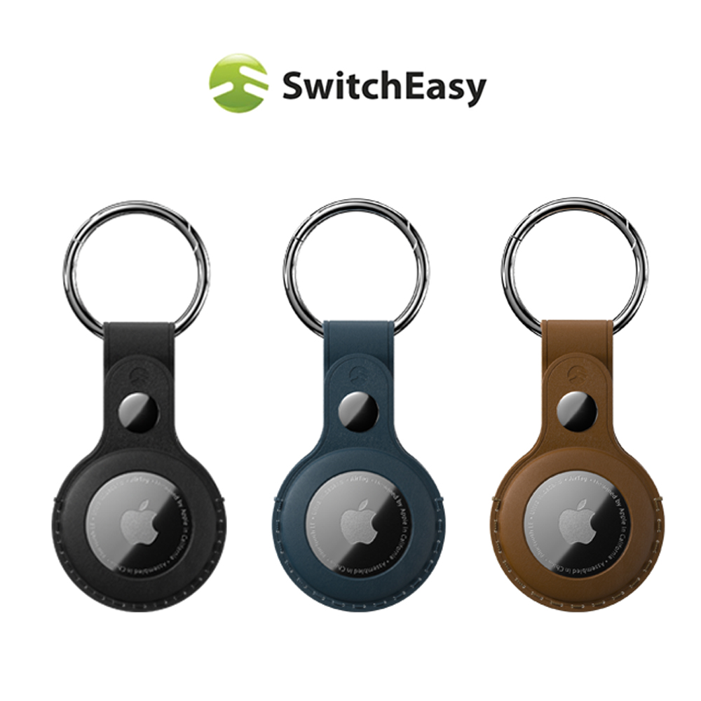 SwitchEasy Wrap for AirTag 真皮革鑰匙圈