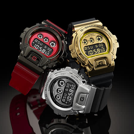CASIO 卡西歐 G-SHOCK 街頭嘻哈時尚電子手錶(GM-6900-1)