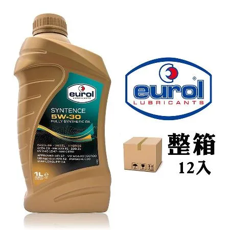 Eurol Syntence 5W-30 全合成汽柴油引擎機油(整箱12入)