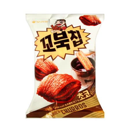【好麗友】烏龜玉米脆餅-巧克力吉拿棒風味80G / 2入
