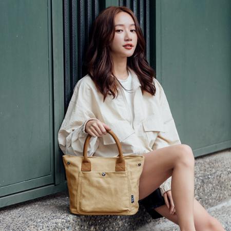 Kiiwi O! 
復古百搭系列帆布托特包