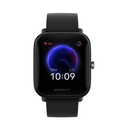 華米Amazfit Bip U Pro 升級版健康運動心率智慧手錶-曜石黑