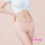 Clany 可蘭霓 抗菌消臭氧化鋅中腰M-XL內褲 親膚透氣抗敏 無辜粉 2207-11