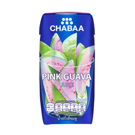 泰國《CHABAA》啜吧-紅心芭樂果汁180ml