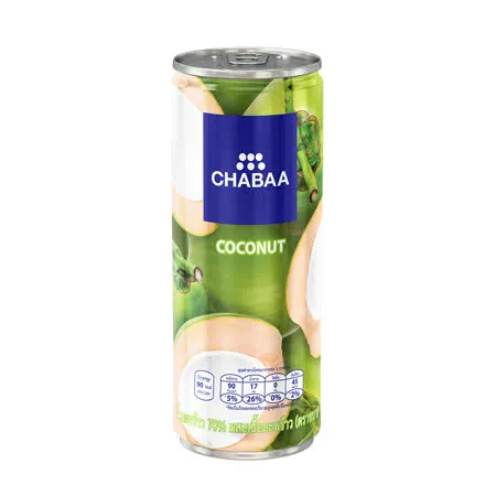 泰國《CHABAA》啜吧-椰子汁(含果肉)230ml