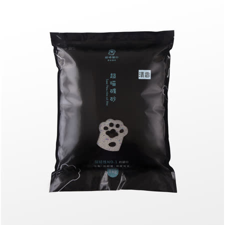【超喵貓砂-5包超值組】球型礦砂4kg 極品貓砂 天然除臭 低粉塵