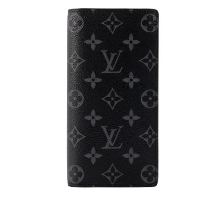 【Louis Vuitton】
Monogram Brazza 側拉鍊對開長夾