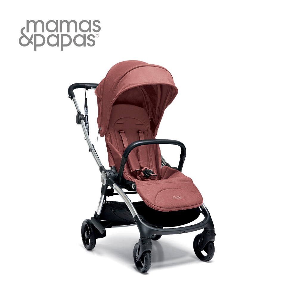 【Mamas & Papas】Airo 輕量秒收 可平躺 嬰兒手推車 0m+(葡萄柚)