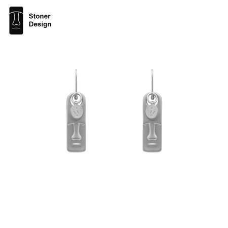 【Stoner Design 】William&Feb. JEWELRY跨界聯名 霧面摩艾造型飾品 抗敏合金耳環