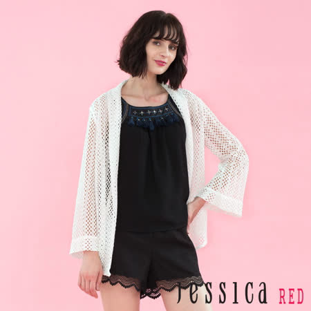 JESSICA RED
細緻簍空罩衫
