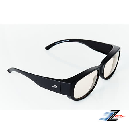 【Z-POLS】加大舒適型 可包覆套鏡設計 頂級濾藍光多功能眼鏡(濾藍光兼具抗紫外線 有無近視皆可用)