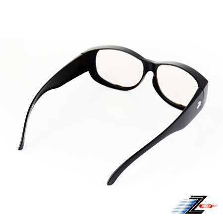 【Z-POLS】加大舒適型 可包覆套鏡設計 頂級濾藍光多功能眼鏡(濾藍光兼具抗紫外線 有無近視皆可用)